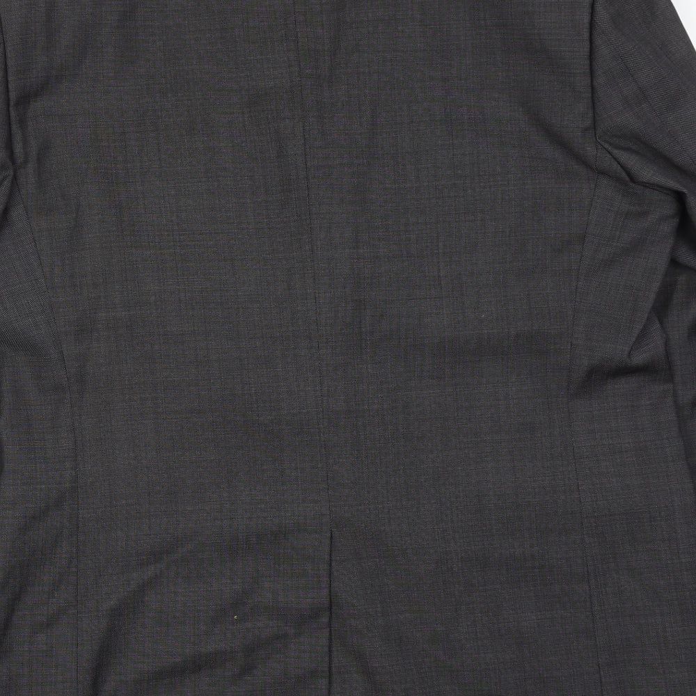 Marks and Spencer Mens Grey Wool Jacket Suit Jacket Size 40 Regular