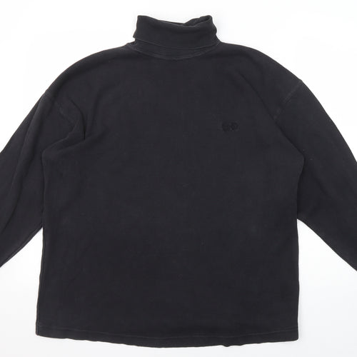 C&A Mens Black Cotton Pullover Sweatshirt Size M