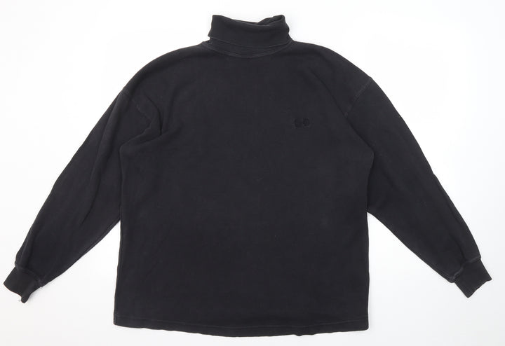 C&A Mens Black Cotton Pullover Sweatshirt Size M