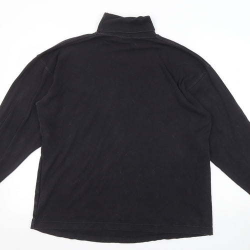C&A Mens Black Cotton Pullover Sweatshirt Size M