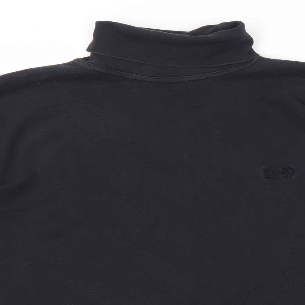 C&A Mens Black Cotton Pullover Sweatshirt Size M