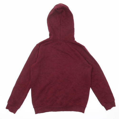 Hype Girls Purple Cotton Pullover Hoodie Size 13 Years Pullover