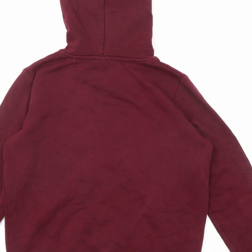 Hype Girls Purple Cotton Pullover Hoodie Size 13 Years Pullover