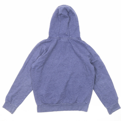 Pink Tiger Girls Blue Cotton Pullover Hoodie Size 11-12 Years Pullover - Pink Tiger