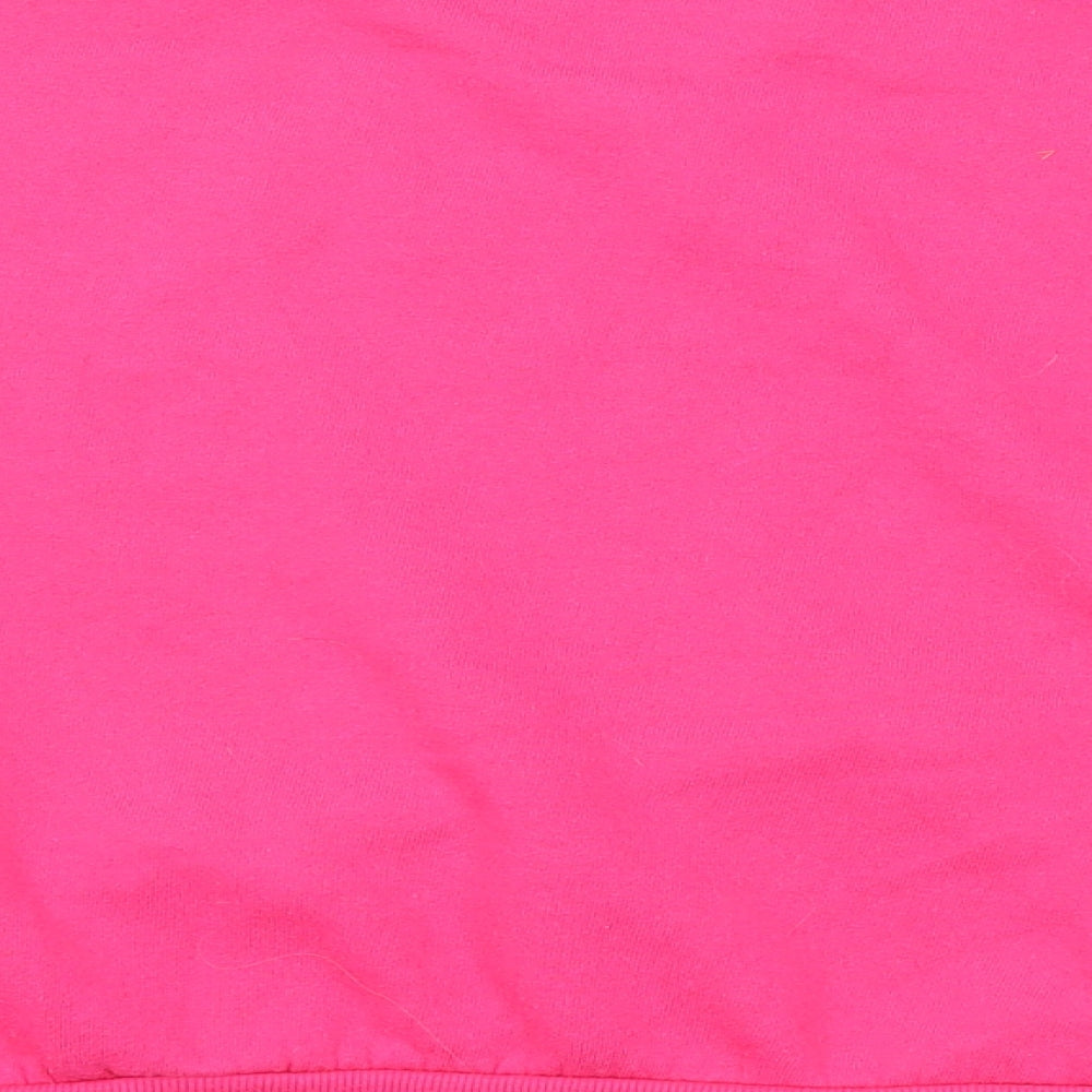New Look Womens Pink Polyester Pullover Sweatshirt Size 10 Pullover