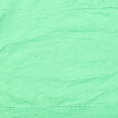 Zara Womens Green Polyester Pullover Sweatshirt Size S Pullover