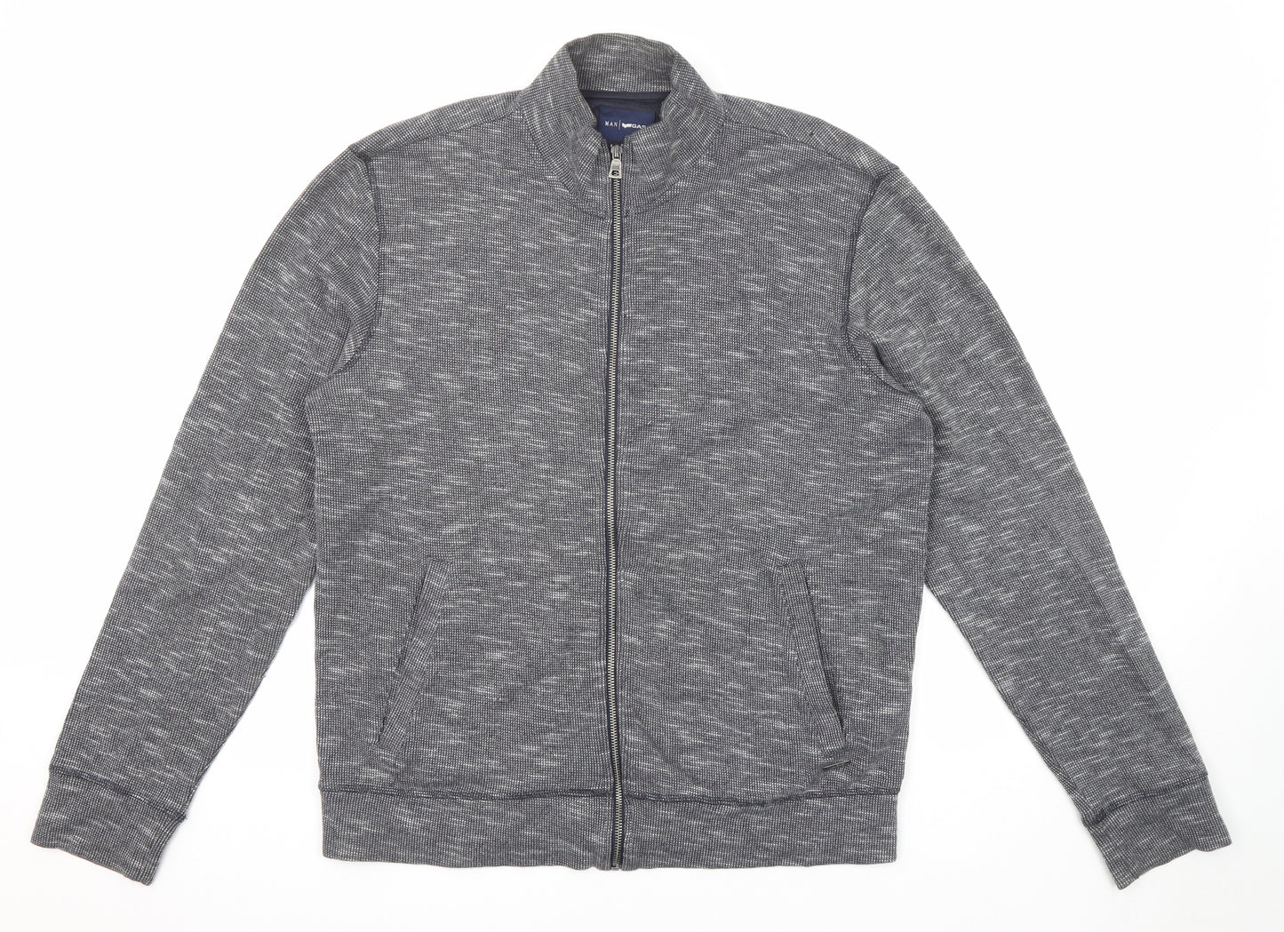 GAS Mens Grey Geometric Jacket Size XL Zip