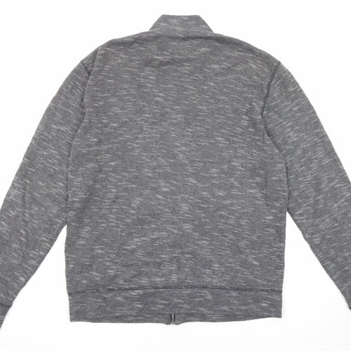 GAS Mens Grey Geometric Jacket Size XL Zip