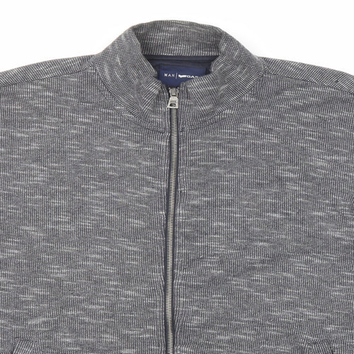 GAS Mens Grey Geometric Jacket Size XL Zip