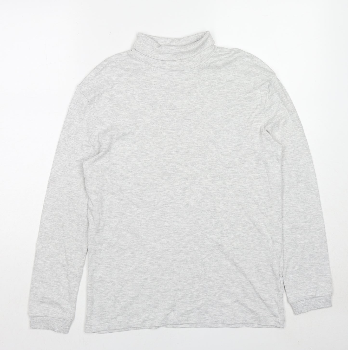 Marks and Spencer Boys Grey Cotton Pullover Sweatshirt Size 12-13 Years Pullover
