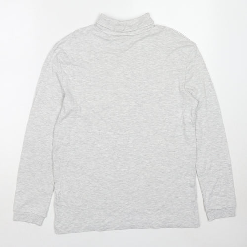 Marks and Spencer Boys Grey Cotton Pullover Sweatshirt Size 12-13 Years Pullover