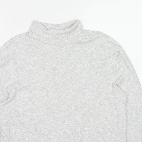 Marks and Spencer Boys Grey Cotton Pullover Sweatshirt Size 12-13 Years Pullover