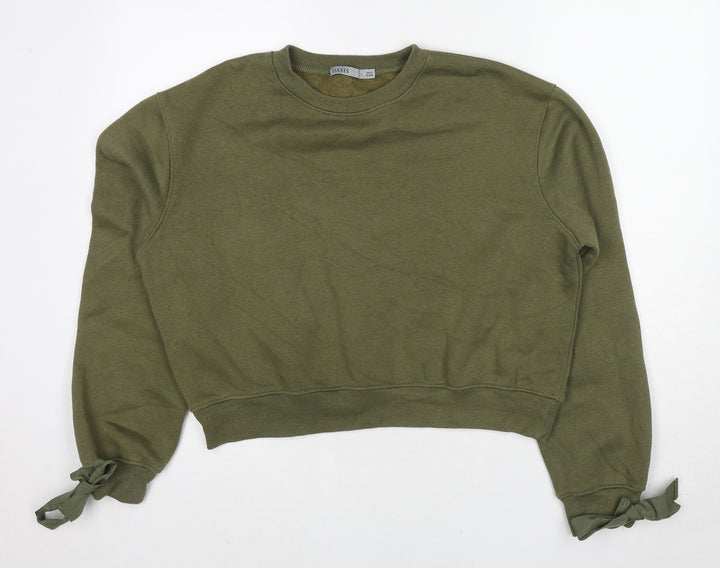 Oasis Boys Green Polyester Pullover Sweatshirt Size L Pullover
