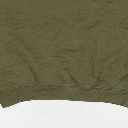 Oasis Boys Green Polyester Pullover Sweatshirt Size L Pullover