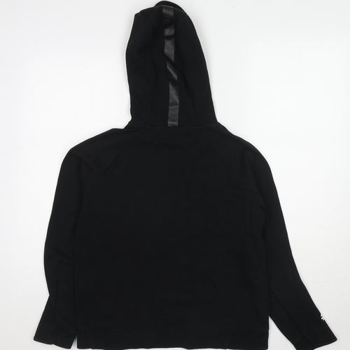 Free The Future Boys Black Cotton Pullover Hoodie Size 13 Years Pullover - Hashtag