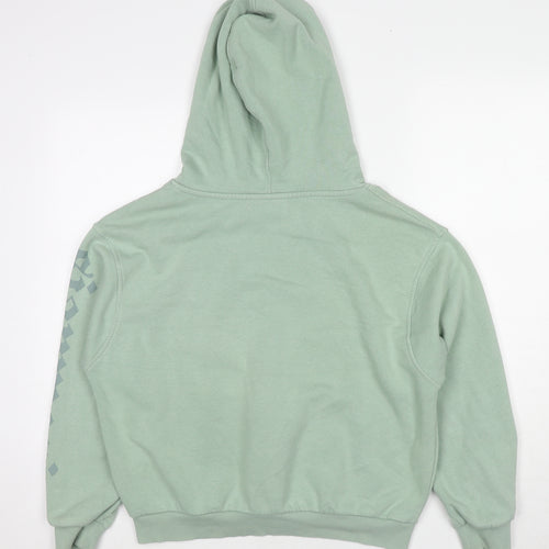Sian Marie Womens Green Cotton Pullover Hoodie Size S Pullover