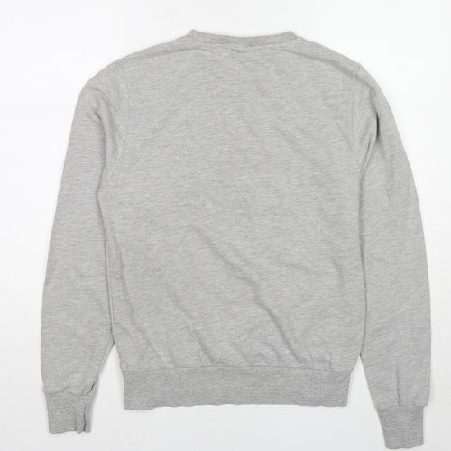 Disney Womens Grey Cotton Pullover Sweatshirt Size S Pullover - Mickey Mouse