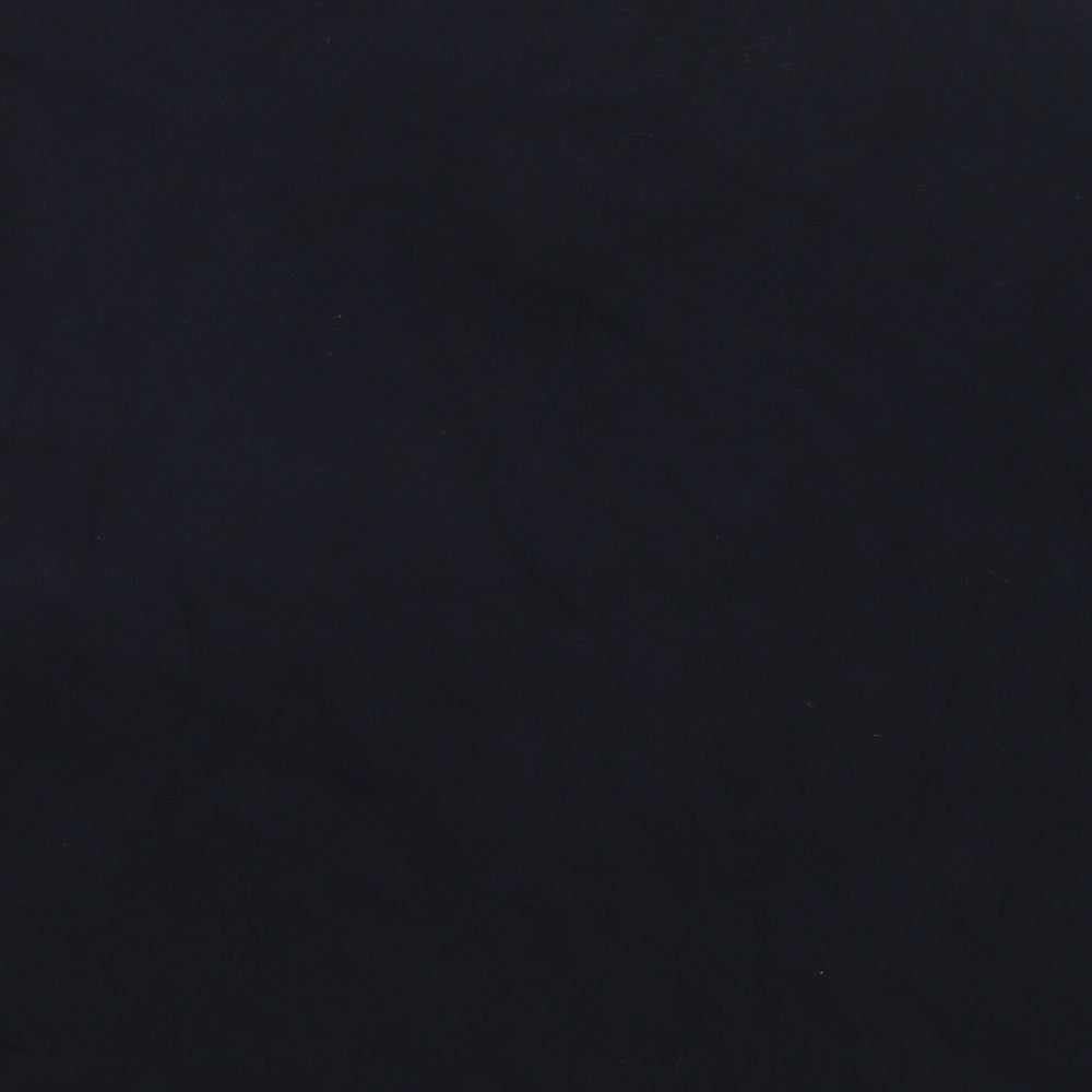 Giorgio Armani Mens Blue Cotton Polo Size L Collared Button