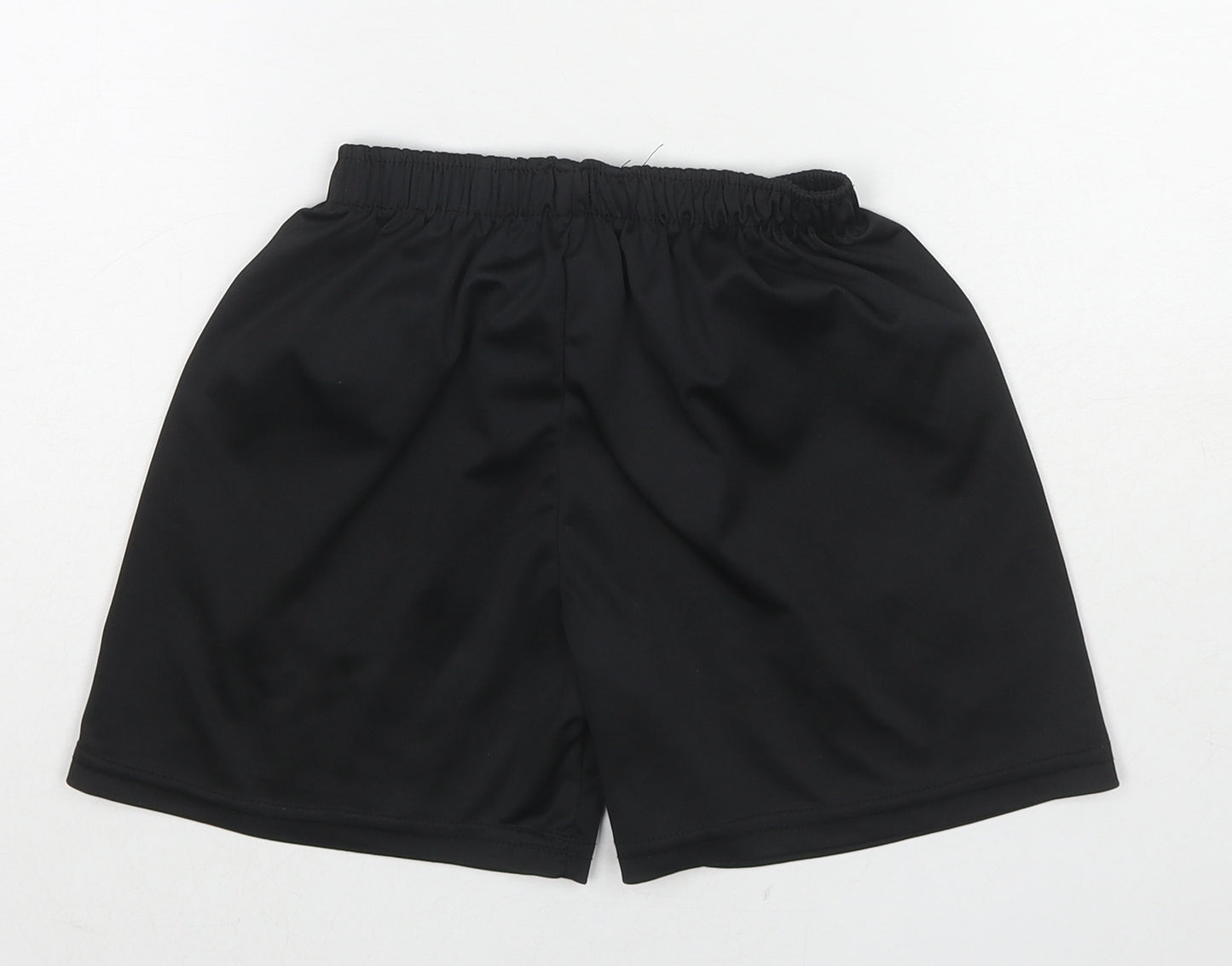 Umbro Boys Black Polyester Sweat Shorts Size 4-5 Years Regular - West Ham United