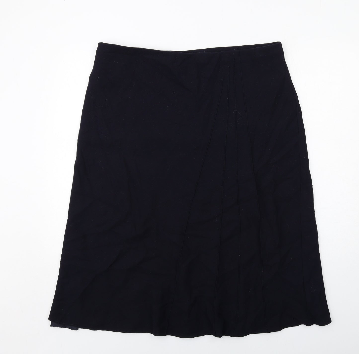 Marks and Spencer Womens Blue Polyester Swing Skirt Size 20