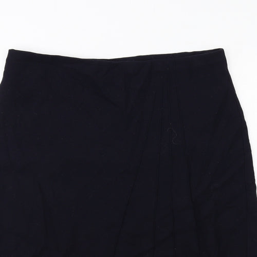 Marks and Spencer Womens Blue Polyester Swing Skirt Size 20