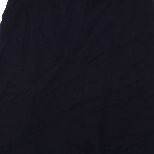Marks and Spencer Womens Blue Polyester Swing Skirt Size 20