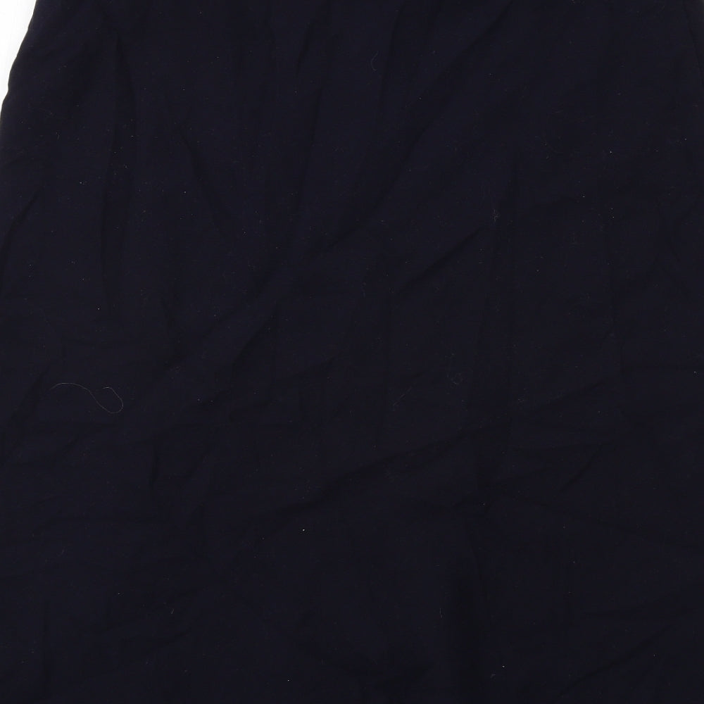 Marks and Spencer Womens Blue Polyester Swing Skirt Size 20