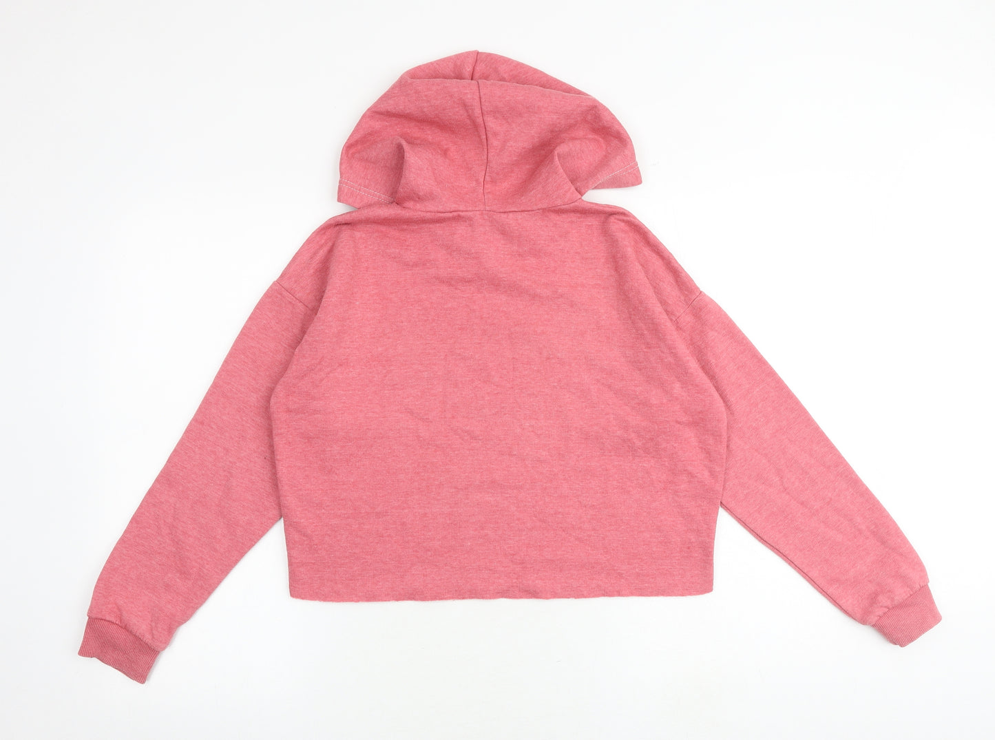 New Look Girls Pink Cotton Pullover Hoodie Size 12-13 Years Pullover - Cali Los Angeles