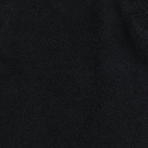 New Look Womens Black V-Neck Acrylic Cardigan Jumper Size M
