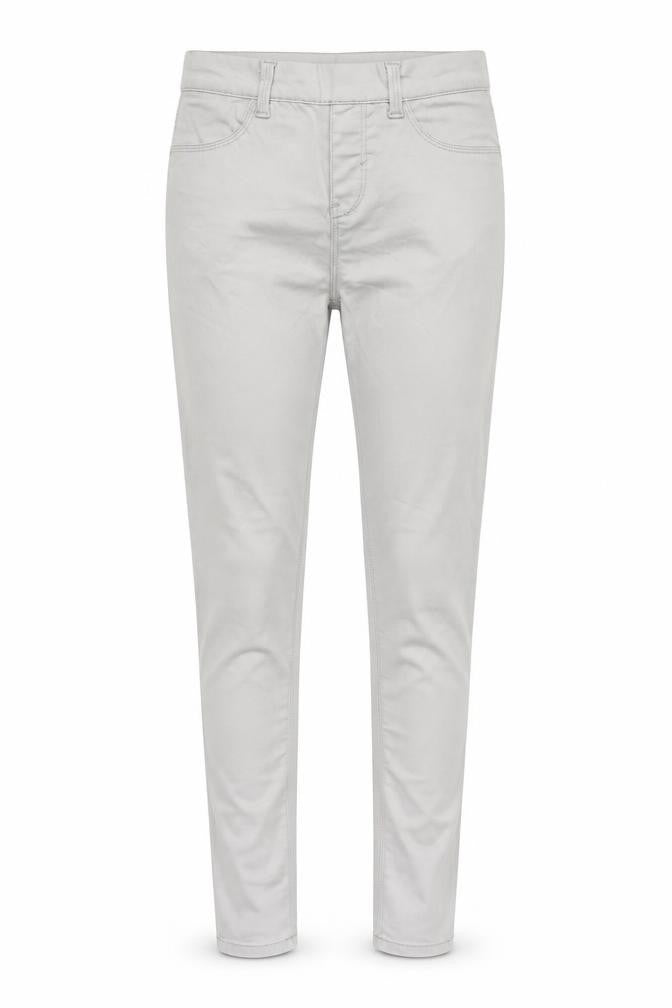 Peacocks Womens Grey Cotton Skinny Jeans Size 8 Regular - High rise