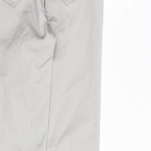 Peacocks Womens Grey Cotton Skinny Jeans Size 8 Regular - High rise
