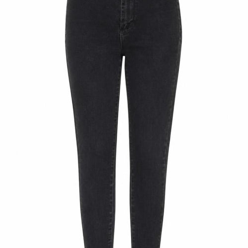 Denim & Co. Womens Black Cotton Skinny Jeans Size 8 Regular Zip