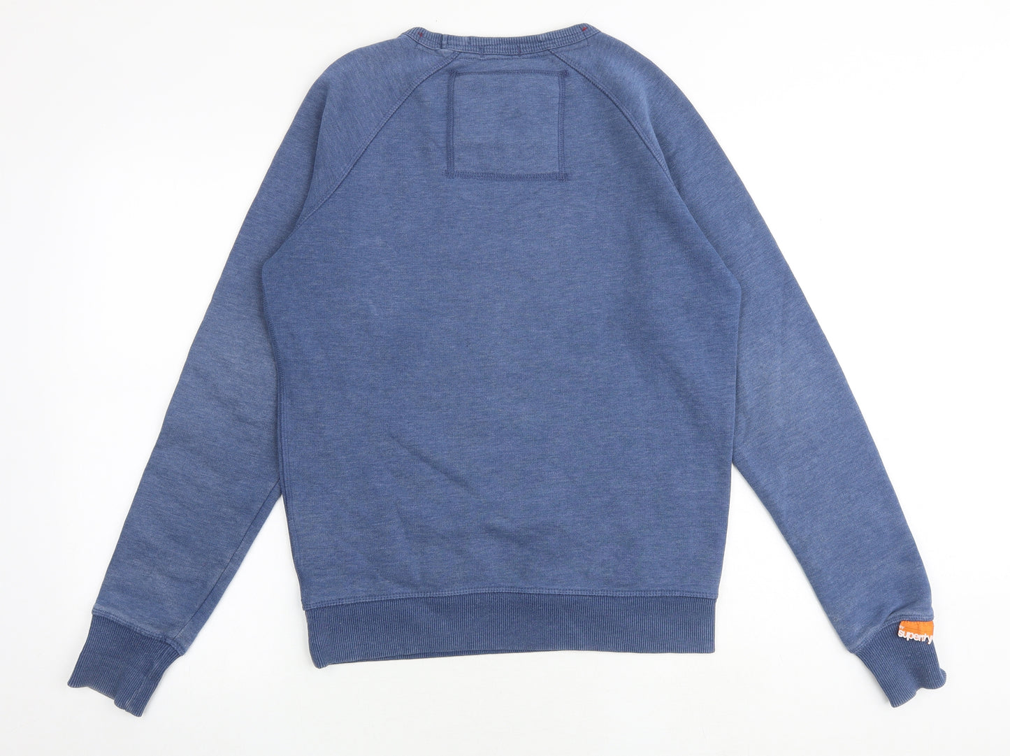 Superdry Mens Blue Cotton Pullover Sweatshirt Size S - Motor-X Team