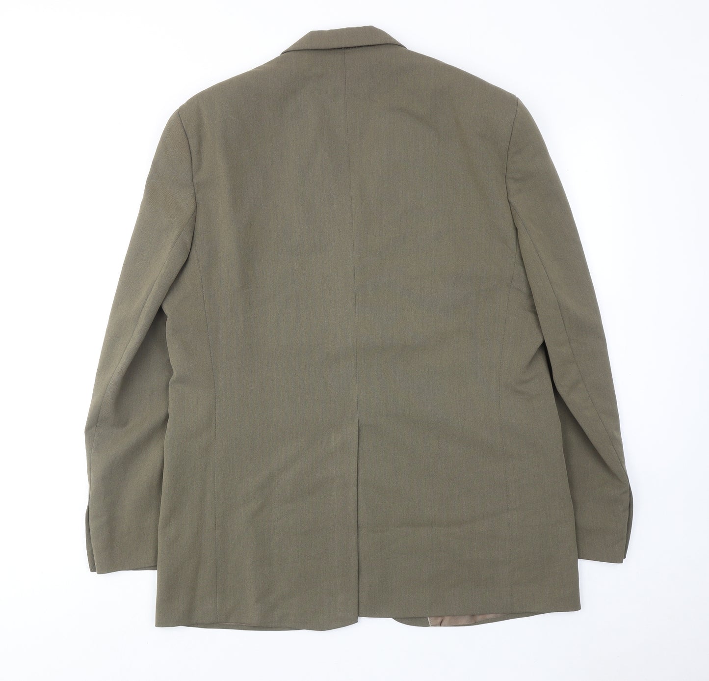 NEXT Mens Green Polyester Jacket Suit Jacket Size 42 Regular