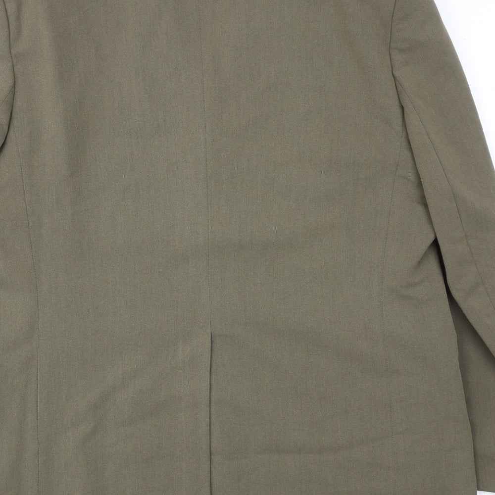 NEXT Mens Green Polyester Jacket Suit Jacket Size 42 Regular