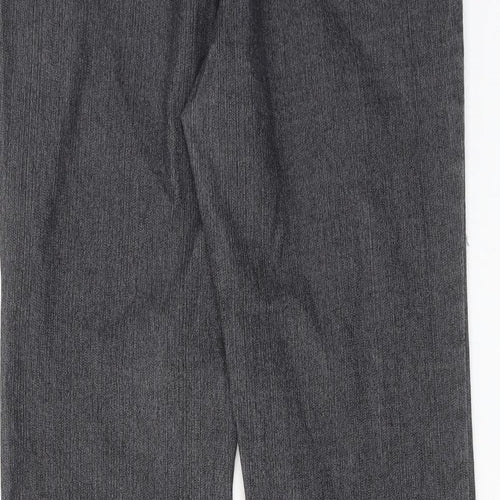 Per Una Womens Black Cotton Straight Jeans Size 10 Regular Zip