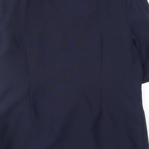 Citilities Womens Blue Polyester Jacket Suit Jacket Size 20 Button - Pockets