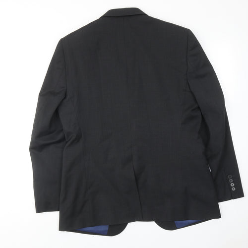 Marks and Spencer Mens Grey Wool Jacket Suit Jacket Size 40 Regular