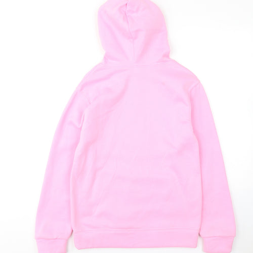 Tik Tok Womens Pink Polyester Pullover Hoodie Size M Pullover