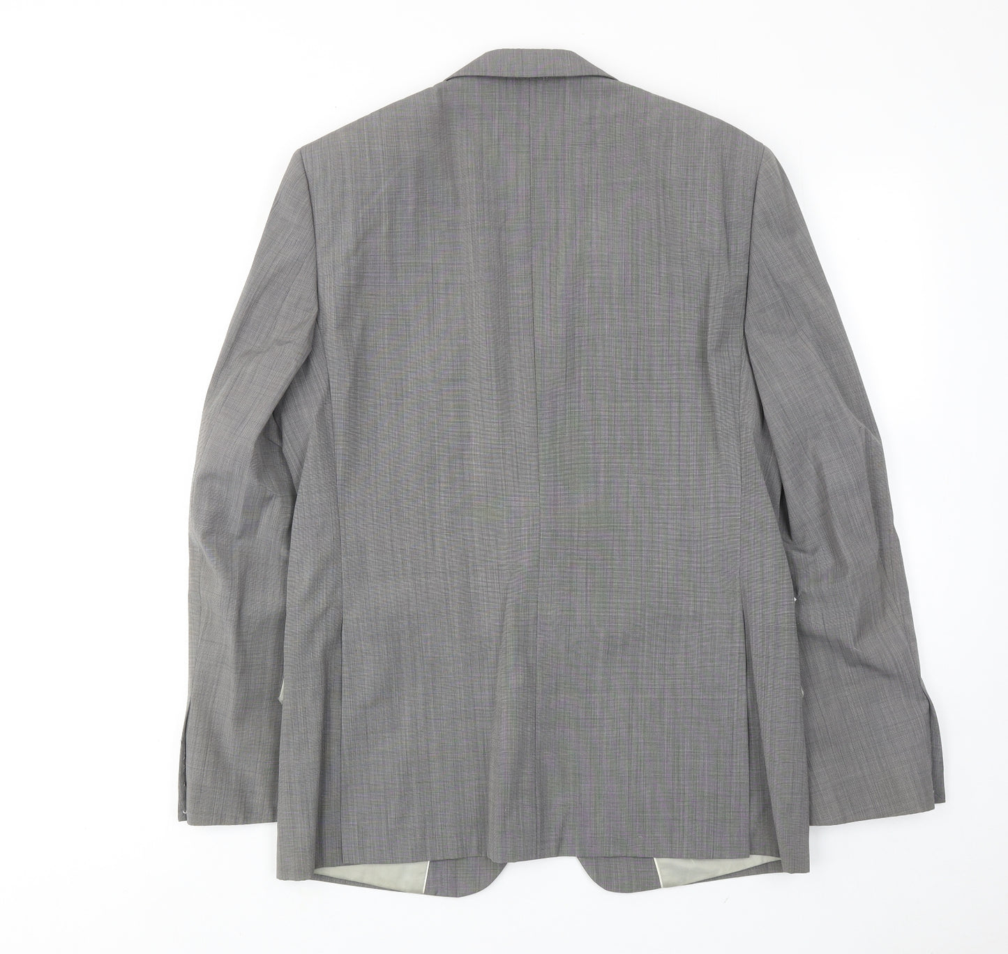 French Connection Mens Grey Wool Jacket Suit Jacket Size 38 Regular
