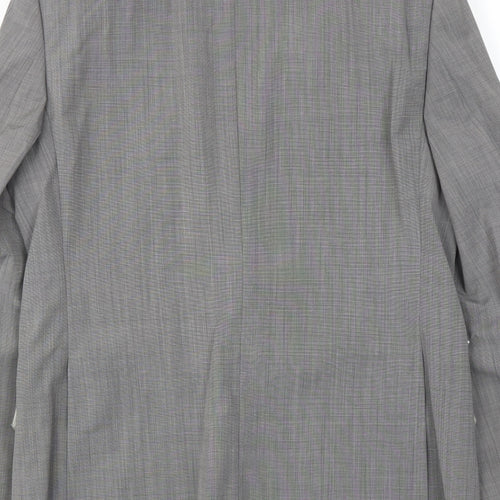 French Connection Mens Grey Wool Jacket Suit Jacket Size 38 Regular