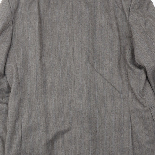 St.Micheal Mens Grey Wool Jacket Suit Jacket Size 42 Regular
