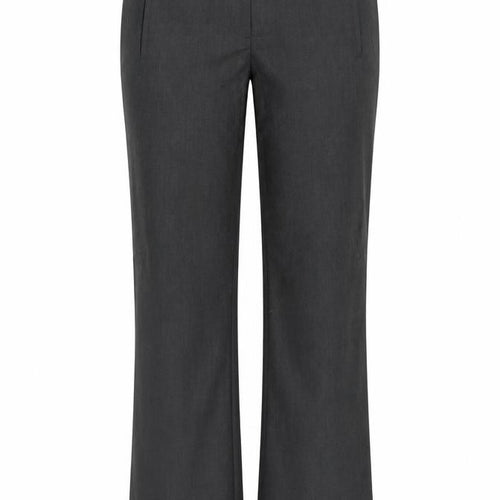 Marks and Spencer Womens Grey Polyester Dress Pants Trousers Size 10 Regular Hook & Eye - Zipped Pockets
