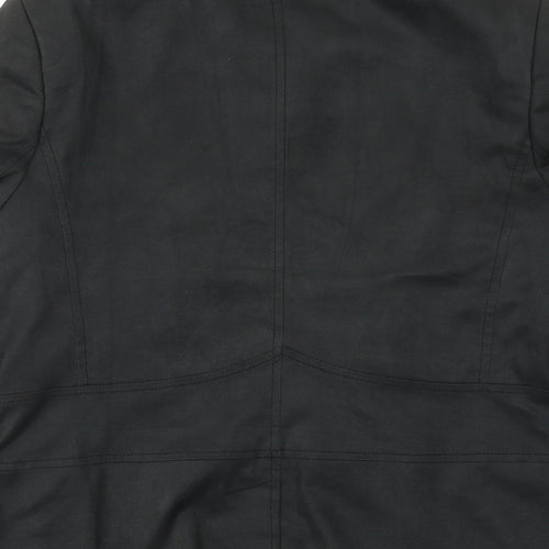CC Womens Black Jacket Blazer Size 16 Zip