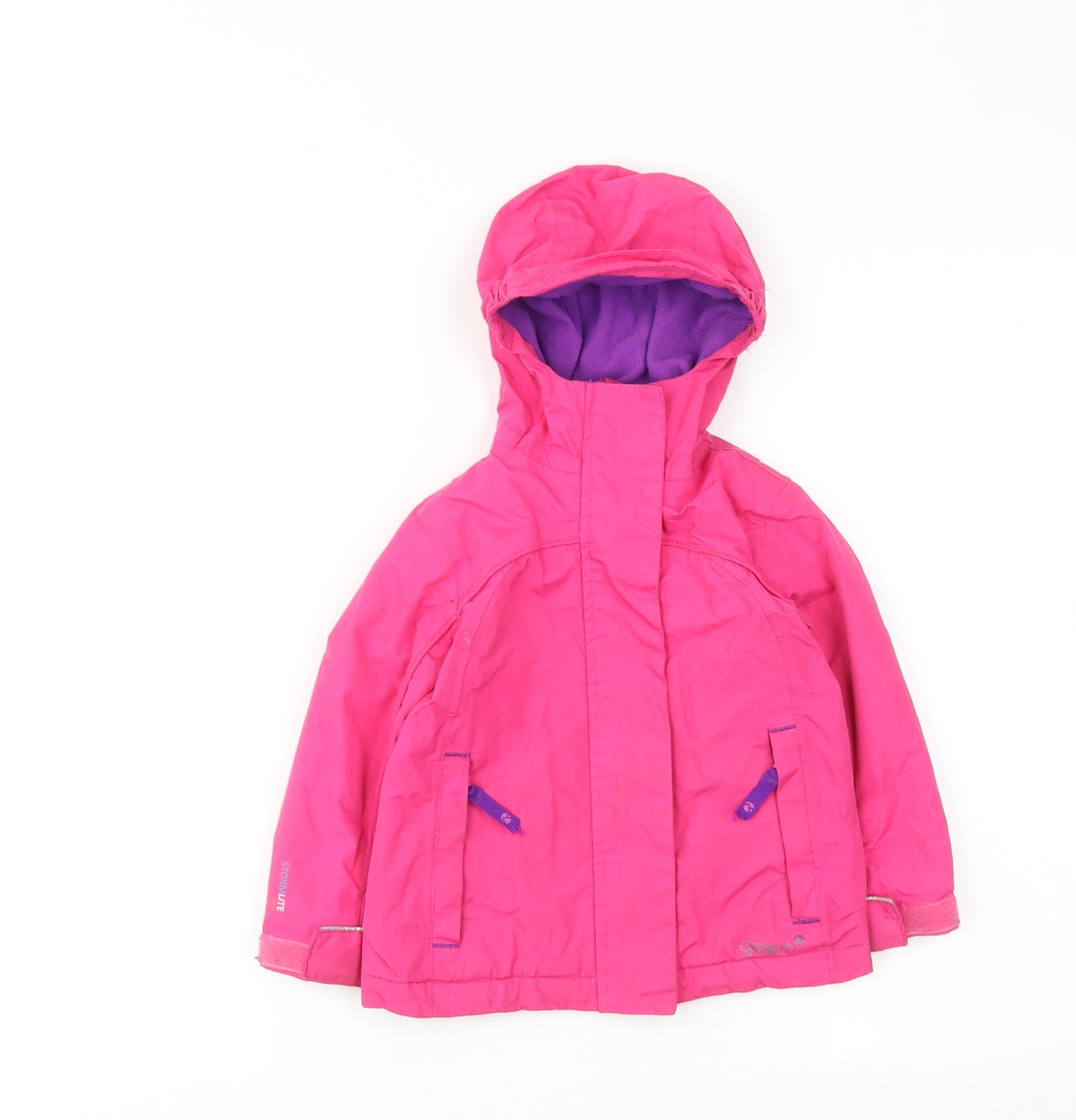 Gelert Girls Pink Windbreaker Jacket Size 2-3 Years Zip