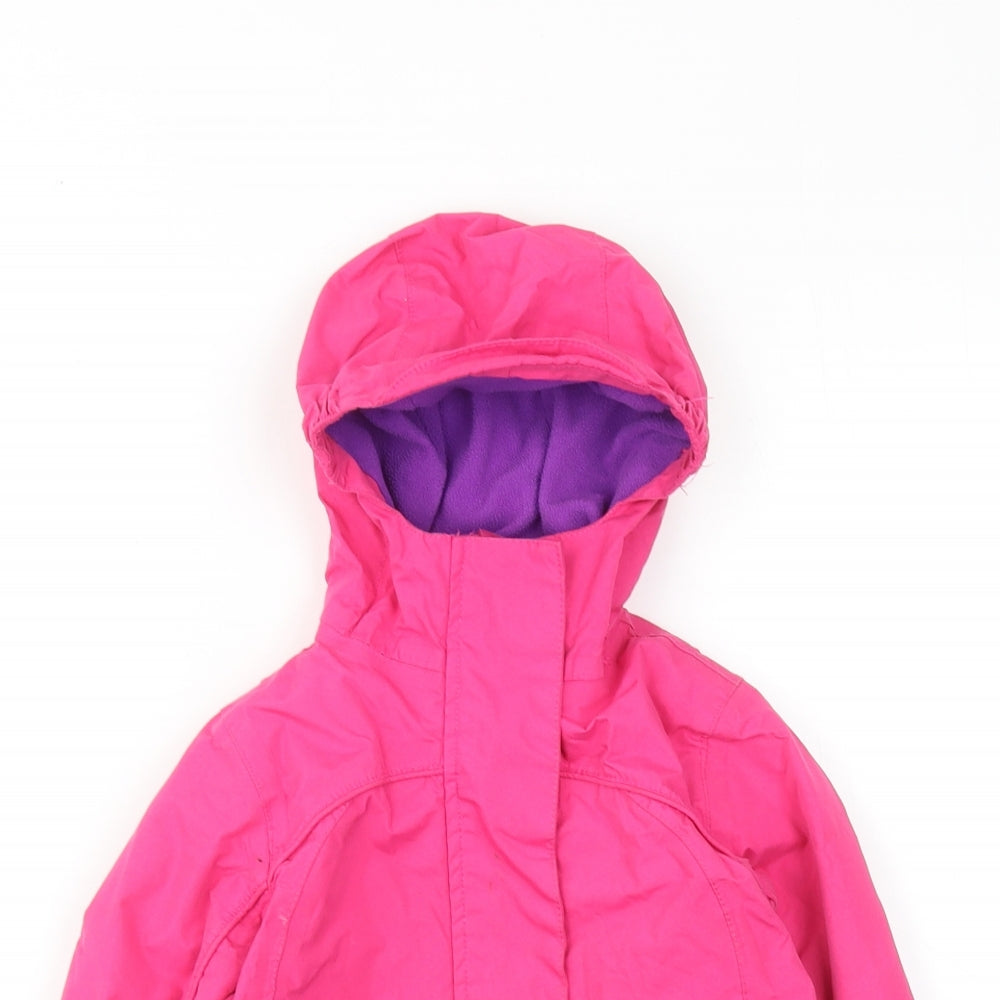 Gelert Girls Pink Windbreaker Jacket Size 2-3 Years Zip