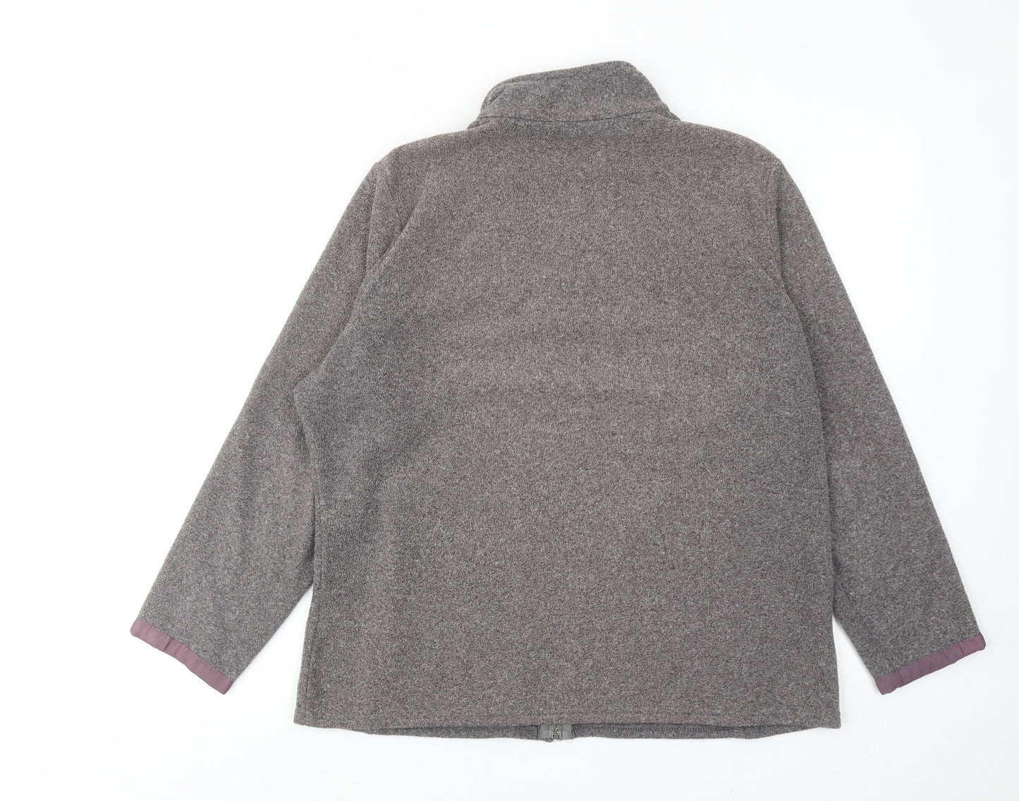 Marks and Spencer Womens Grey Jacket Size 18 Zip