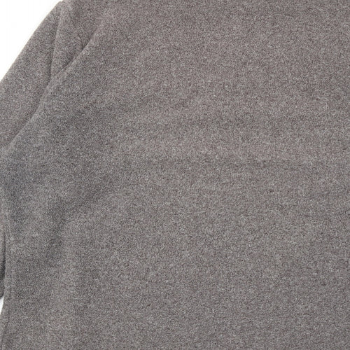 Marks and Spencer Womens Grey Jacket Size 18 Zip