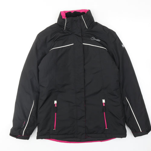 Dare 2B Girls Black Windbreaker Jacket Size 14-15 Years Zip