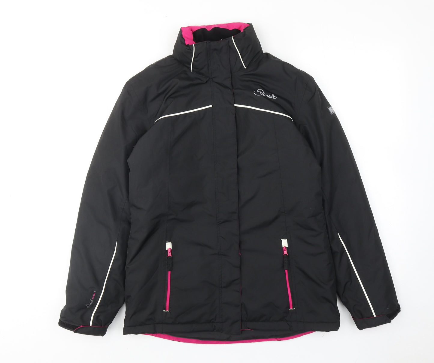 Dare 2B Girls Black Windbreaker Jacket Size 14-15 Years Zip